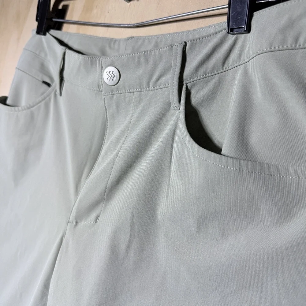 All In Motion Performance Pants Mens 36x30 Golf Stretch Lightweight Casual Green